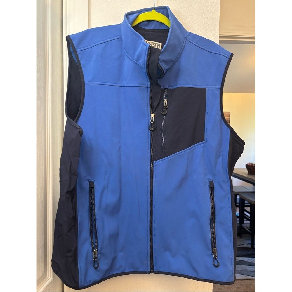 Duluth Trading Co Blue Softshell Vest